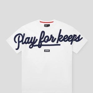 Geedup Geedup PFK Script T-Shirt White/Navy image
